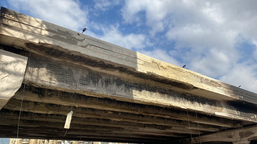 Ahmed Fakhry Bridge — Concrete Cutting — Saadaa Group — 2023