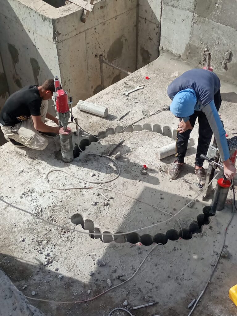 Khatatba & Kafr El-Dawoud Sewage Stations — Concrete Cutting — project image