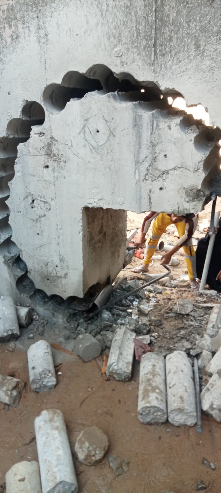 Khatatba & Kafr El-Dawoud Sewage Stations — Concrete Cutting — project image