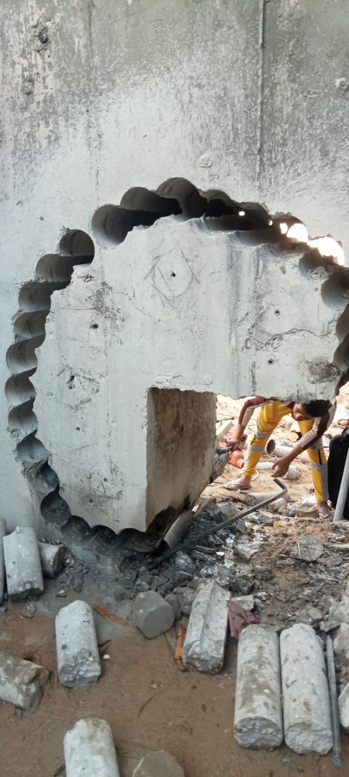 Khatatba & Kafr El-Dawoud Sewage Stations — Concrete Cutting — project image