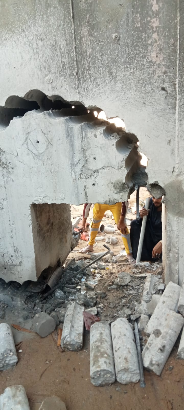 Khatatba & Kafr El-Dawoud Sewage Stations — Concrete Cutting — project image